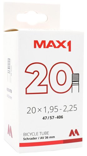 duše MAX1 20×1,95-2,25 (47/57-406) AV 36 mm