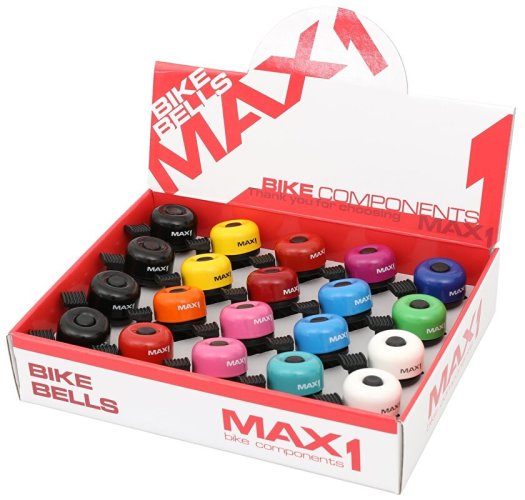 Bicycle Bell Set MAX1 Mini 20 pcs various colors