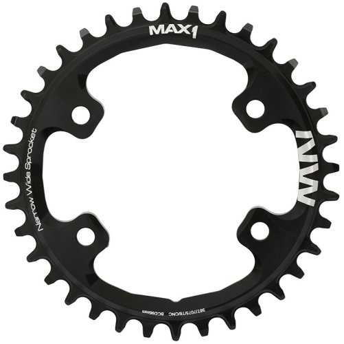 Chainring MAX1 Narrow Wide Shimano 36 Teeth black