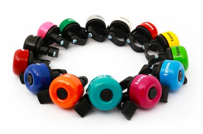Bicycle Bell Set MAX1 Mini 20 pcs various colors