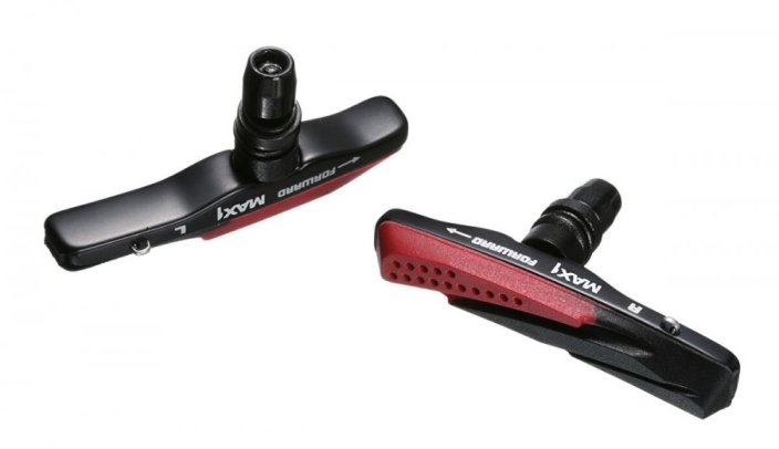 Brake Shoes replaceable MAX1 72 mm red