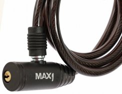 Spiral Cable Lock MAX1 1500x8 mm black