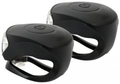 Battery Flashing Light Set MAX1 Frog black 2 pcs