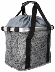 Front Bicycle Basket Bobeš fabric