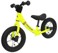 Balance Bike MAXÍK Evo Lite fluo yellow/purple + YAK
