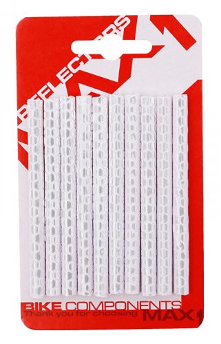 Safety Reflector MAX1 Seku-Clip on Spokes silver