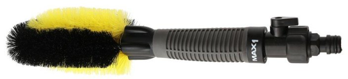 Scrubbing Brush MAX1 for mounting on a hose | closable valve included