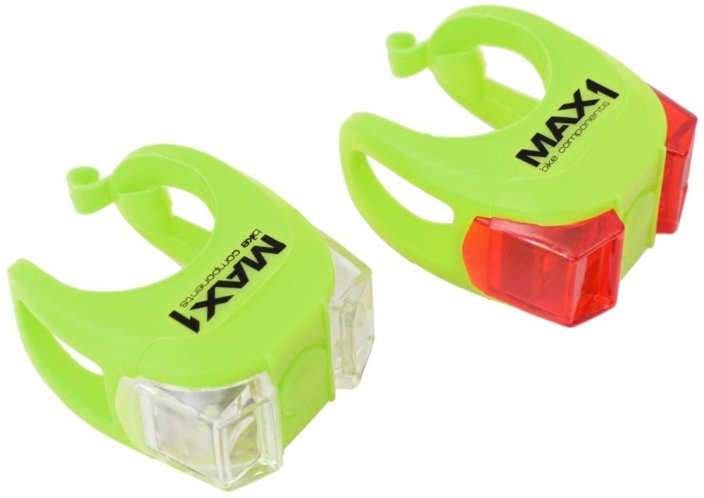 Battery Flashing Light Set MAX1 Cropp green