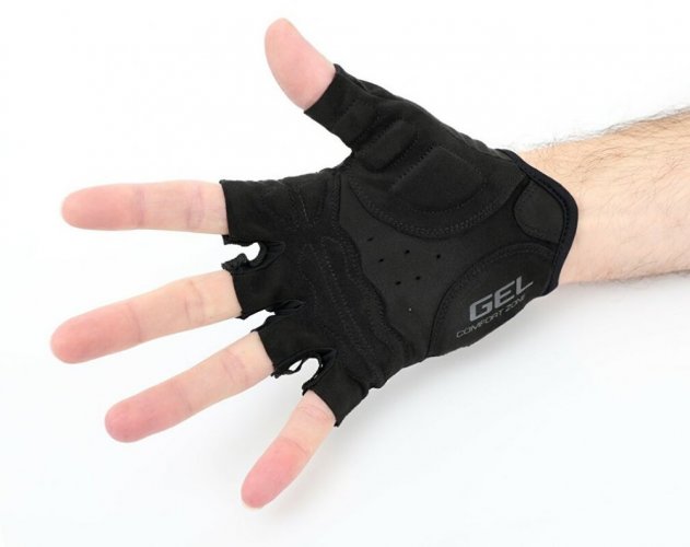 krátkoprsté rukavice MAX1 vel.M černé