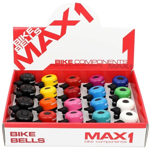 Bicycle Bell Set MAX1 Mini 20 pcs various colors