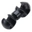 Cable Housing Holder MAX1 plastic black 10 pc package