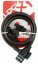 Spiral Cable Lock MAX1 1500x8 mm 4 keys black