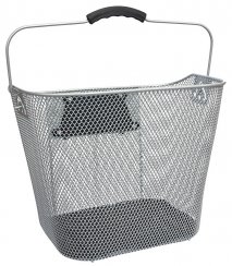 Wire Basket with Handle silver