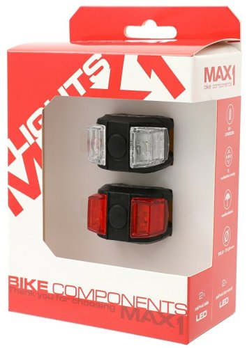 Battery Flashing Light Set MAX1 Cropp green