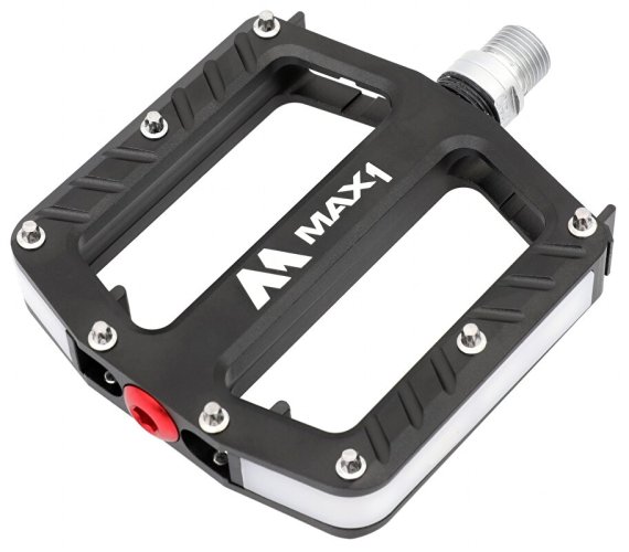 pedály MAX1 Lazer platformové s doplňkovým LED osvětlením
