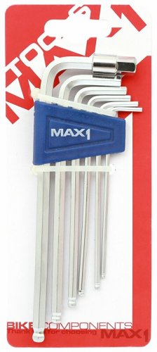 Hex Wrench 7 pcs Set MAX1 with a Spherical Top