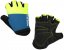 Kids Half Finger Gloves MAX1 11-12 years, blue/fluo yellow
