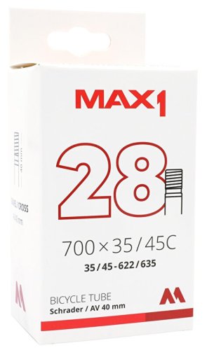 Tube MAX1 28×1,7-1,9 AV (35/45-622) 40 mm valve