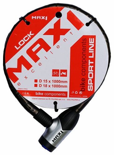 zámek MOTO MAX1 1000x15 mm 4 klíče