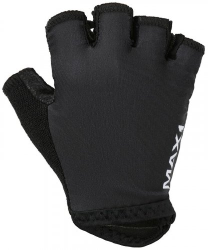 Kids Half Finger Gloves MAX1 7-8 years, black