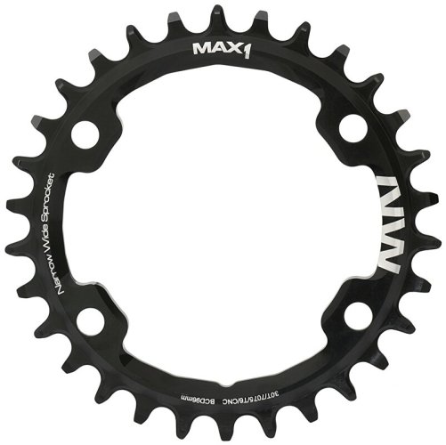Chainring MAX1 Narrow Wide Shimano 30 Teeth black