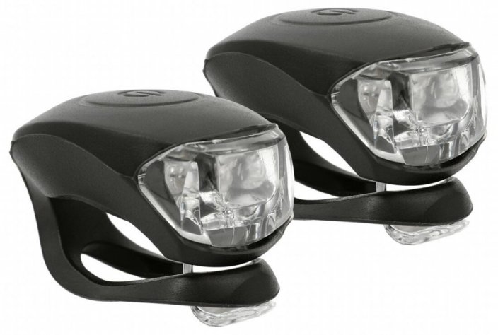 Battery Flashing Light Set MAX1 Frog black 2 pcs