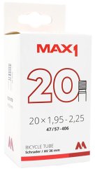 duše MAX1 20×1,95-2,25 (47/57-406) AV 36 mm