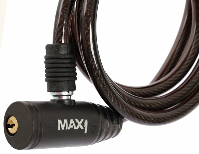 zámek spirála MAX1 1200x8 mm černý