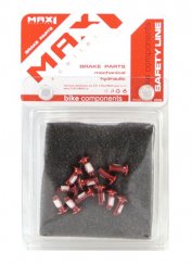 šrouby kotouče MAX1 M5 balení 12ks červené