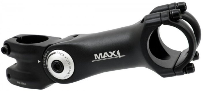 stavitelný představec MAX1 125/60°/31,8 mm černý
