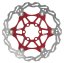brzdový kotouč MAX1 Alux 160 mm červený