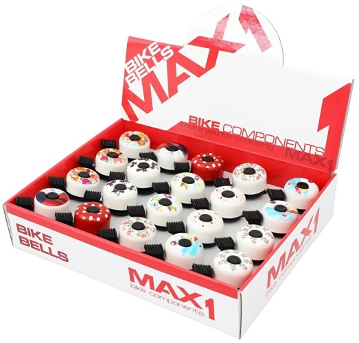 Bicycle Bell Set MAX1 Mini 20 pcs various patterns