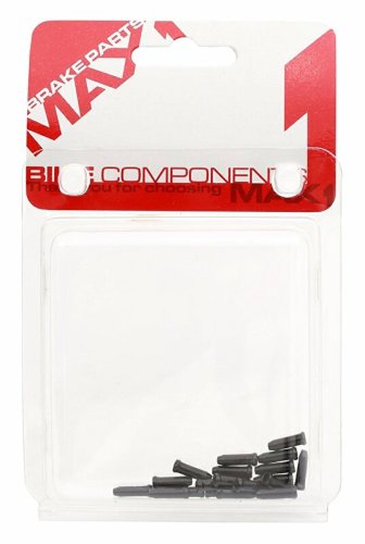Inner Cable End Caps MAX1 aluminium black 20 pc package