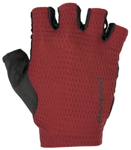Half Finger Gloves MAX1 Ryder size M bordeaux