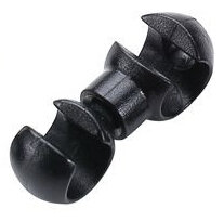 Cable Housing Holder MAX1 plastic black 10 pc package