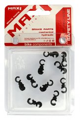 Cable Housing Holder MAX1 plastic black 10 pc package