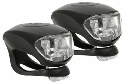 Battery Flashing Light Set MAX1 Frog black 2 pcs