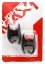 Battery Flashing Light Set MAX1 Pluto black 2 pcs