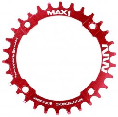 Chainring MAX1 Narrow Wide 30 Teeth red