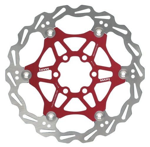 brzdový kotouč MAX1 Alux 160 mm červený