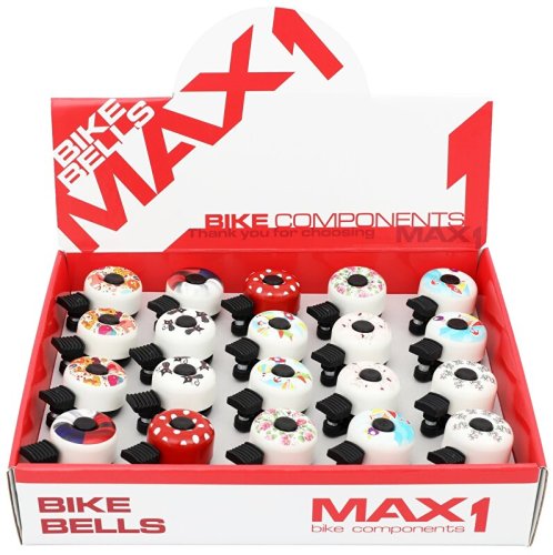 Bicycle Bell Set MAX1 Mini 20 pcs various patterns