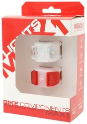 Battery Flashing Light Set MAX1 Cropp transparent