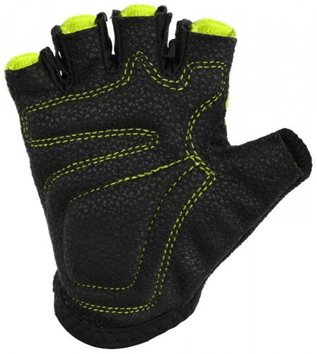 Kids Half Finger Gloves MAX1 9-10 years, blue/fluo yellow