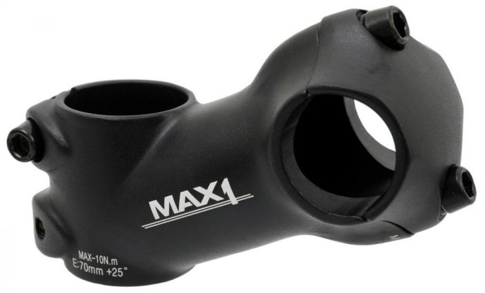 představec MAX1 High 70/25°/25,4 mm černý