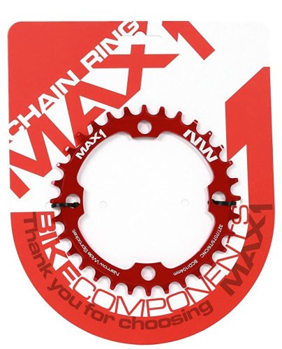 Chainring MAX1 Narrow Wide 30 Teeth red