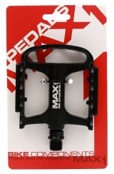 pedály MAX1 Tour XL ložiskové hliníkové černé