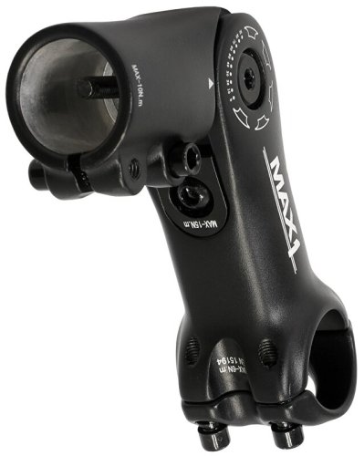 stavitelný představec MAX1 90/90°/31,8 mm černý