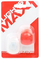 Battery Flashing Light Set MAX1 Frog white/red 2 pcs