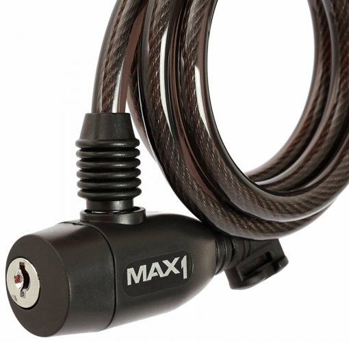 Spiral Cable Lock MAX1 1500x10 mm 4 keys